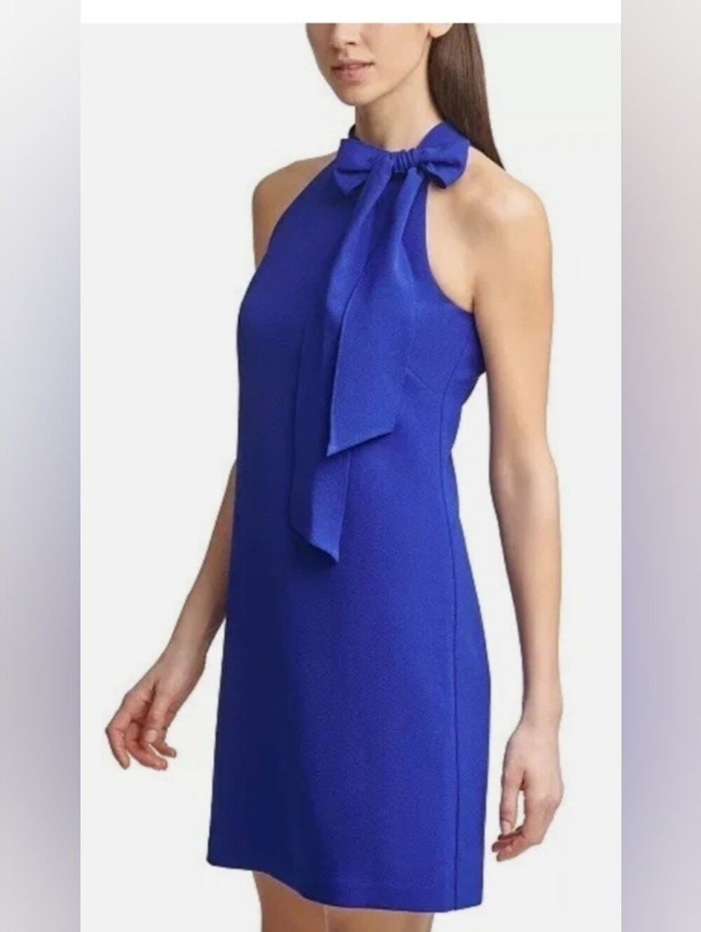 VINCE CAMUTO  Women's  Halter Tie-Neck Dress